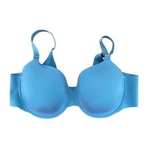 Soma Vanishing 360 Perfect Coverage Bra Underwire Blue Size 44D